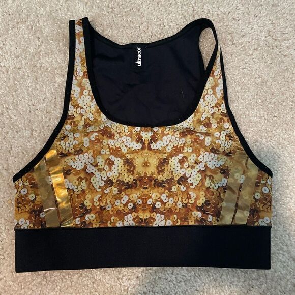 Ultracor Gold Shimmer Sports Bra - Picture 3 of 5